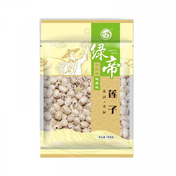 （尊农）绿帝莲子188g*2 通芯莲子 自然淡黄 颗粒饱满