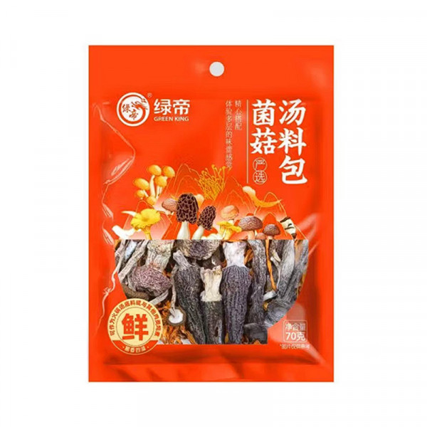 （尊农）绿帝菌菇汤料包70g*2 甄选多种菌菇的汤料包