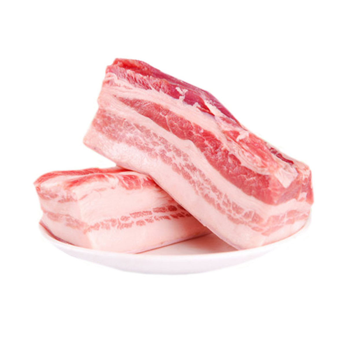 （中百）中粮家佳康 精品猪腩肉500克*1盒   猪肉，中粮精品猪腩肉