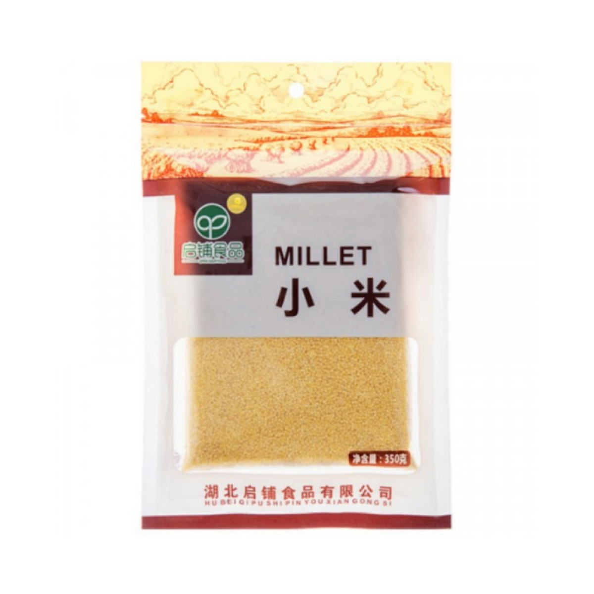 （健康快车）启铺食品小米350g*2   五谷杂粮 小米粥 杂粮 米饭伴侣 粥米