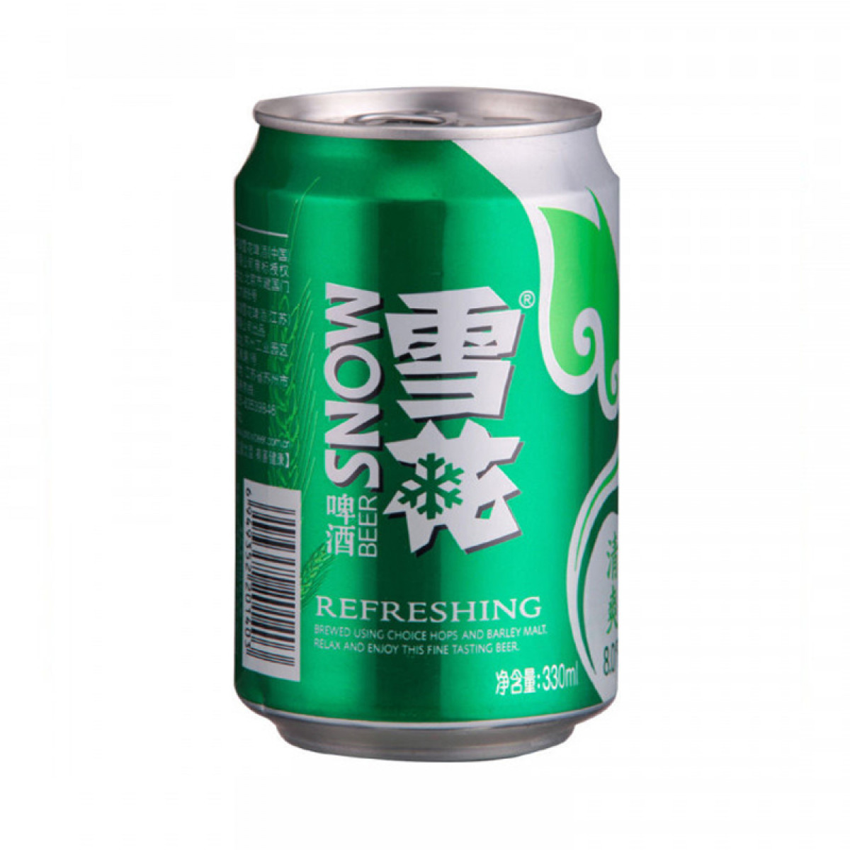 (中百)8度雪花清爽330ml*6易拉罐冰爽黄鲜听装