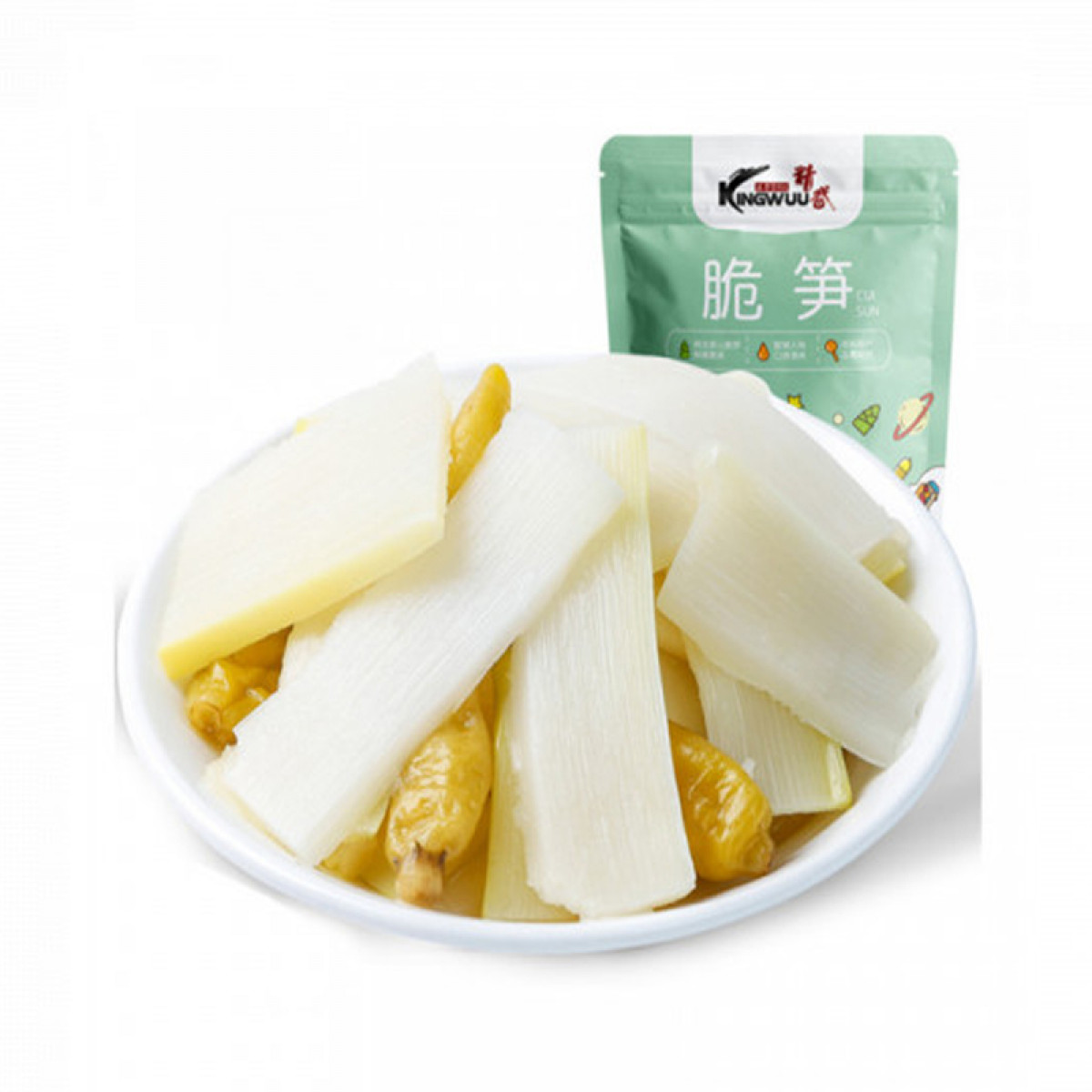 （中合誉品）精武脆笋(泡椒味)袋装（10小包）酸爽 鲜嫩