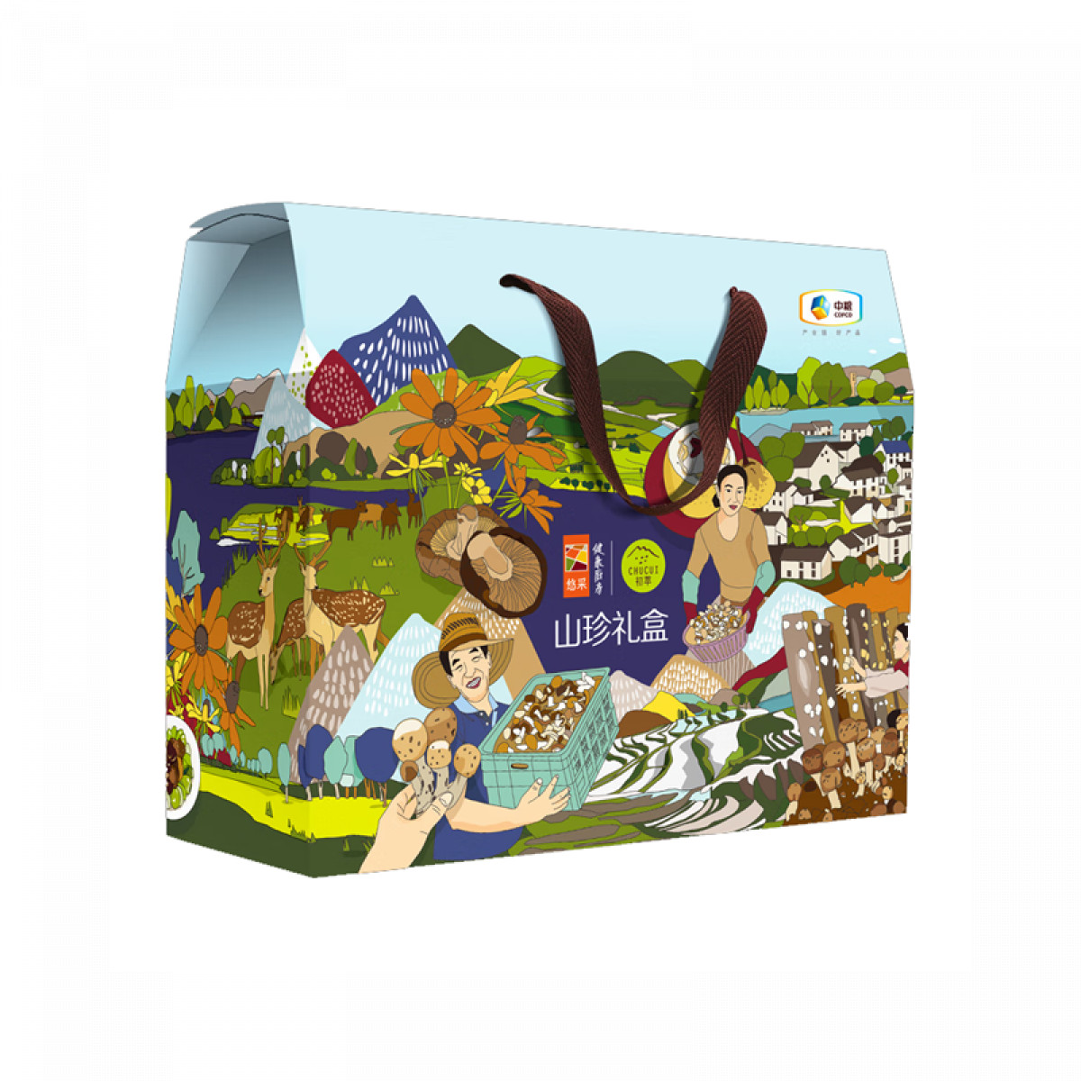（中合誉品）初萃山珍礼盒360g 干货 礼盒装