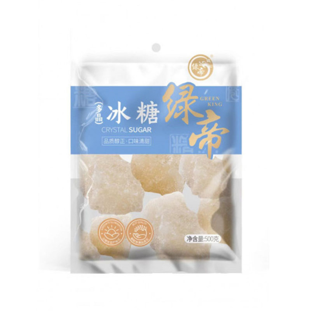 （中百）绿帝冰糖500g纯冰糖煲汤炖粥辅料甜品冲饮调味品