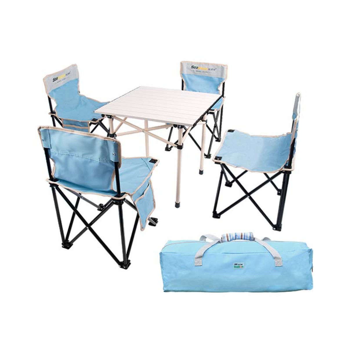 正大  （CP）纵贯线户外折叠桌椅六件套ST-18户外露营产品【全国包邮】