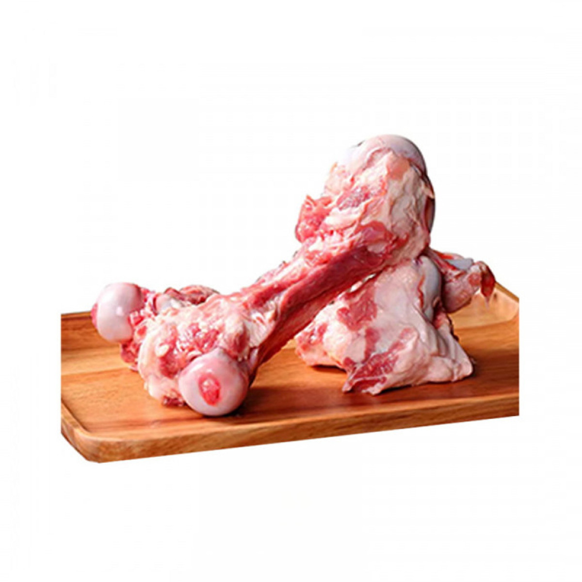 （中百）中粮家佳康 新鲜带肉精制后腿骨1kg 猪大骨腿骨汤骨筒子骨