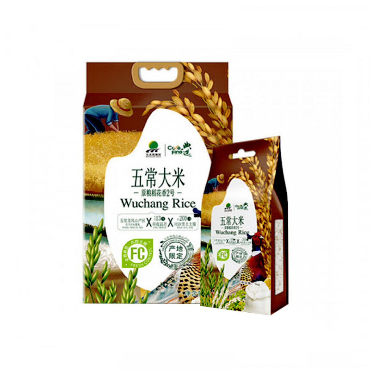 （汇景缘）典选五常大米 （原粮稻花香2号）5kg