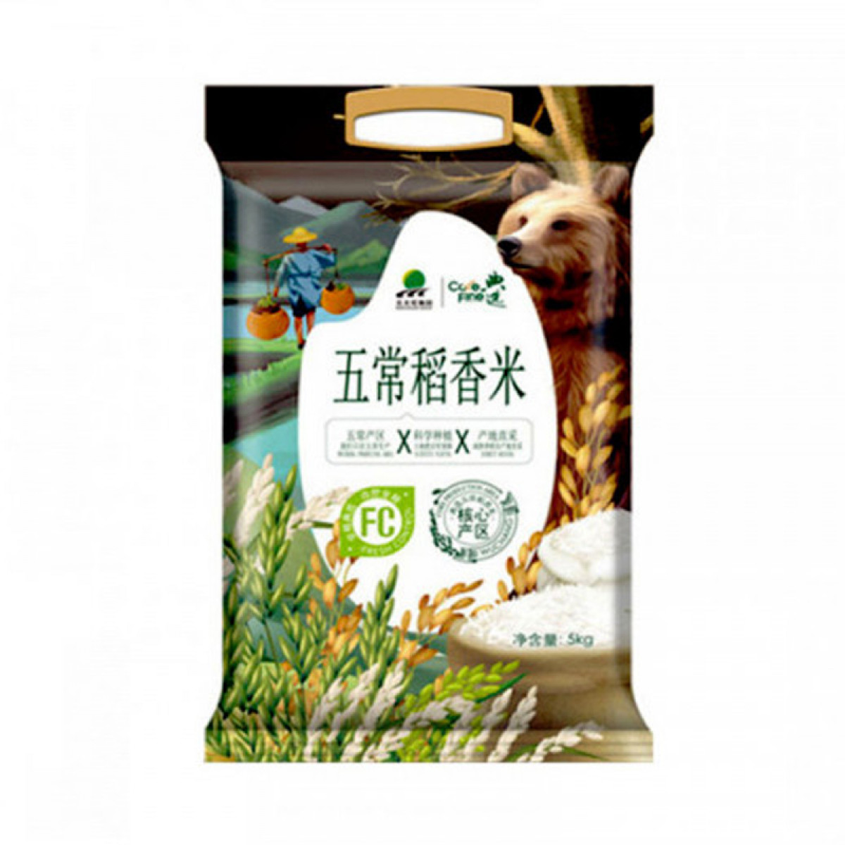 （汇景缘）典选五常稻香米5kg五常稻香米真空包装