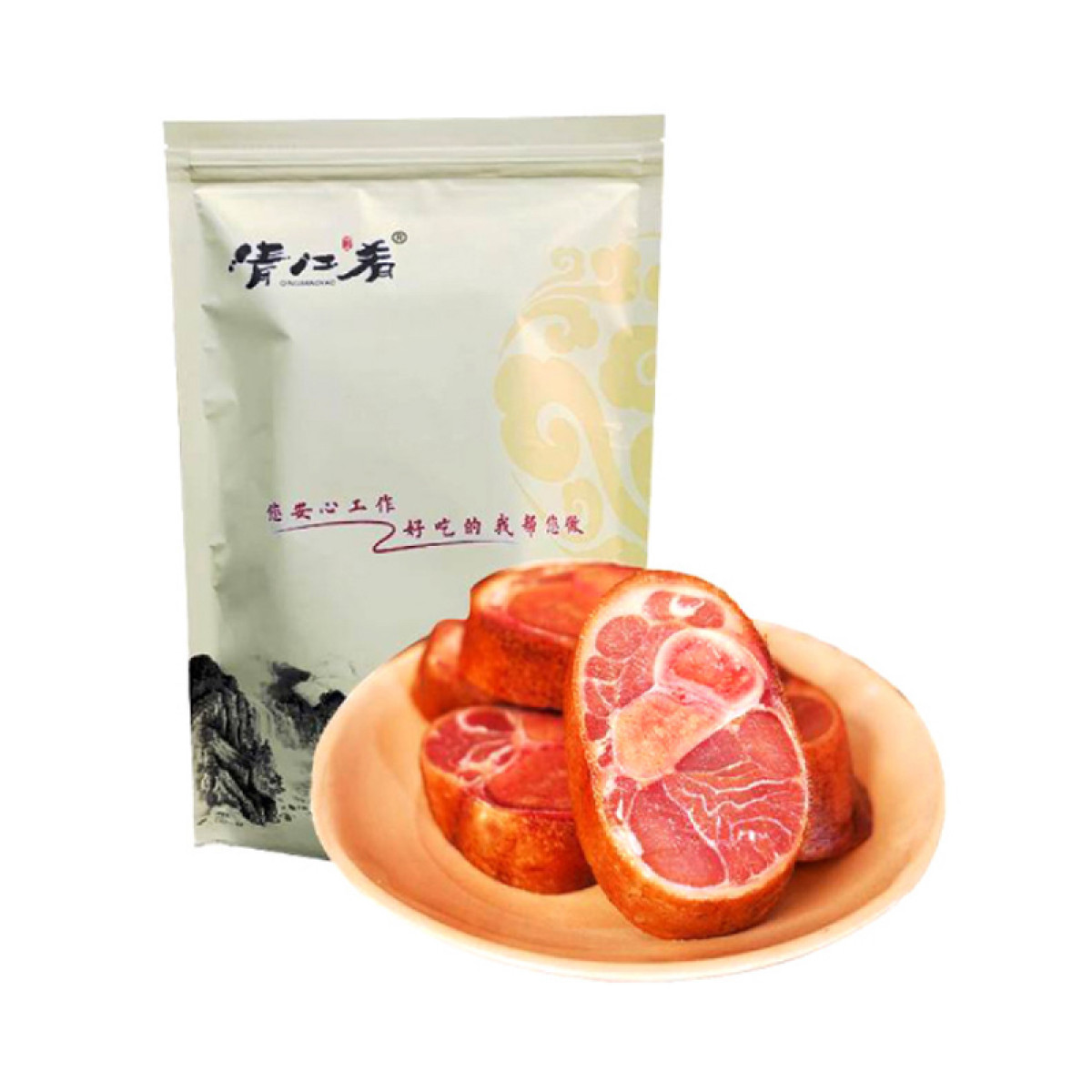 （土家源）长阳高山农家散养土猪传统工艺熏制腊猪蹄500克包邮