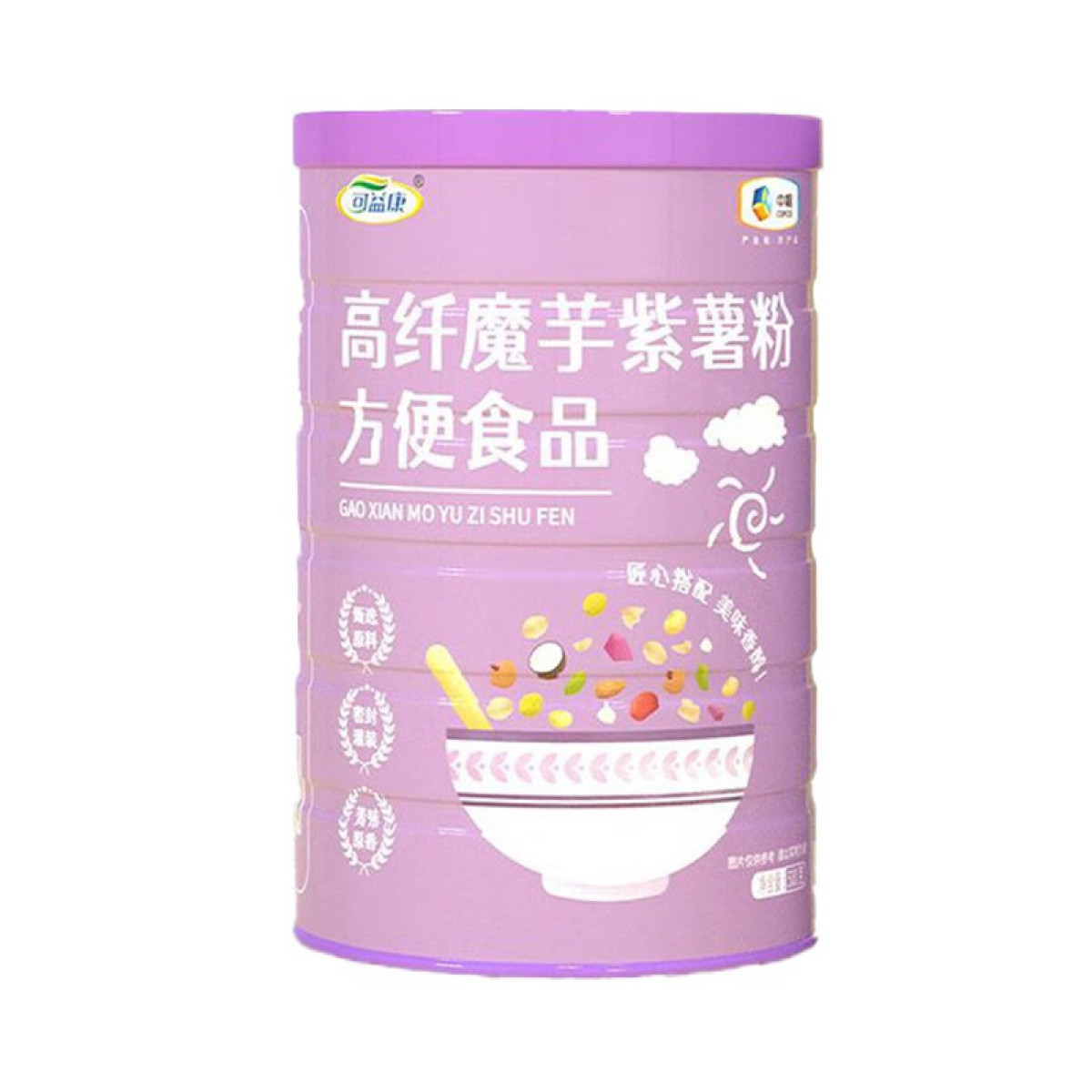 （超运·禾贸）中粮可益康高纤魔芋紫薯粉500g    代餐粉 高纤魔芋紫薯粉 中粮可益康高纤魔芋紫薯粉