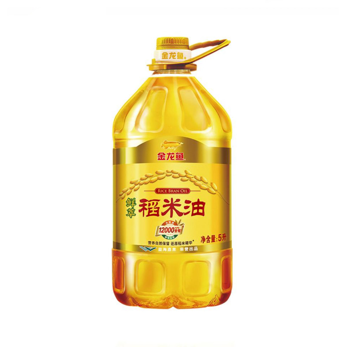 （超运·禾贸）金龙鱼鲜萃稻米油5L  健康食用油 烹调 福利礼品