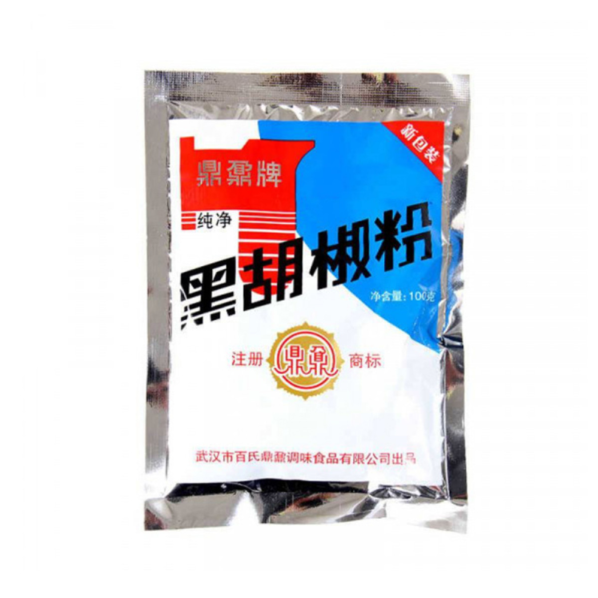 (中百)鼎鼐黑胡椒粉100g纯正黑胡椒调料烧烤肉串牛排调料