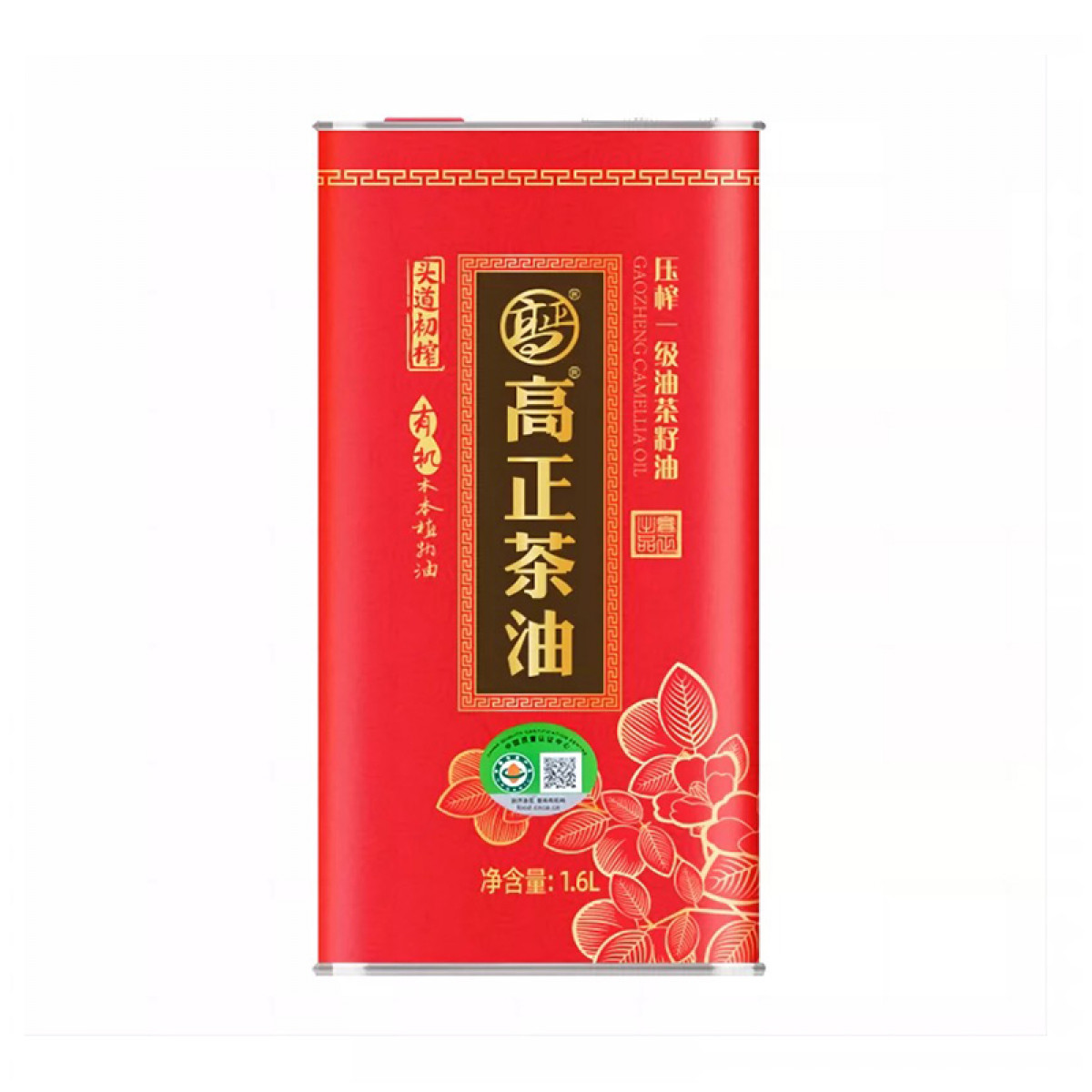 （健康快车）高正压榨一级茶油1.6L 纯正菜籽油