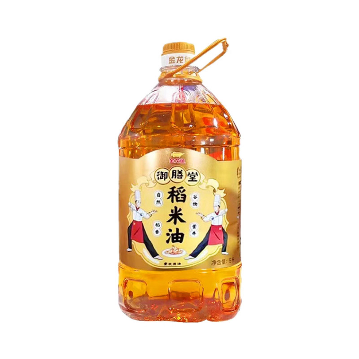 （中合誉品）金龙鱼御膳堂稻米油5L 米糠油 家用炒菜油炸烹饪