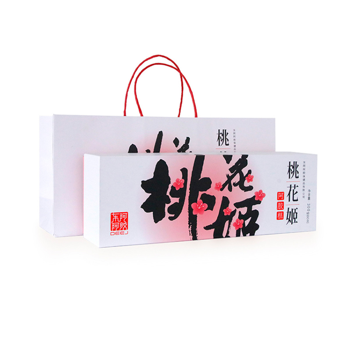 （超运·禾贸）桃花姬阿胶糕300g  即食阿胶糕固元膏固元糕营养品 送父母长辈女友的礼物 好滋补认证