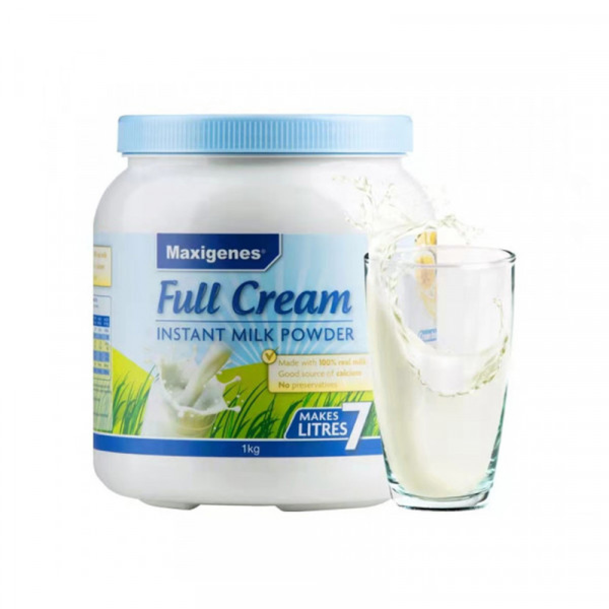 (中百）美可卓全脂奶粉1000g 澳洲进口蓝胖子高钙成人儿童奶粉