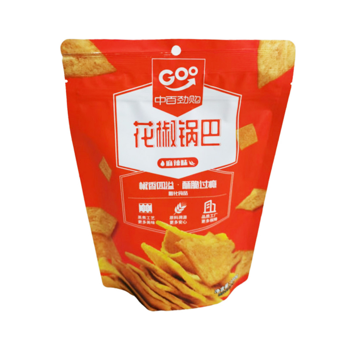 （中百）劲购小米锅巴、花椒锅巴麻辣味170g,口味随机