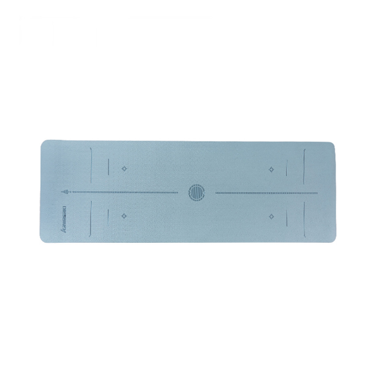 （中合誉品）川崎瑜伽垫-冰墨色K3I00-A0810-2 瑜伽垫加厚加宽女生专用防滑健身垫