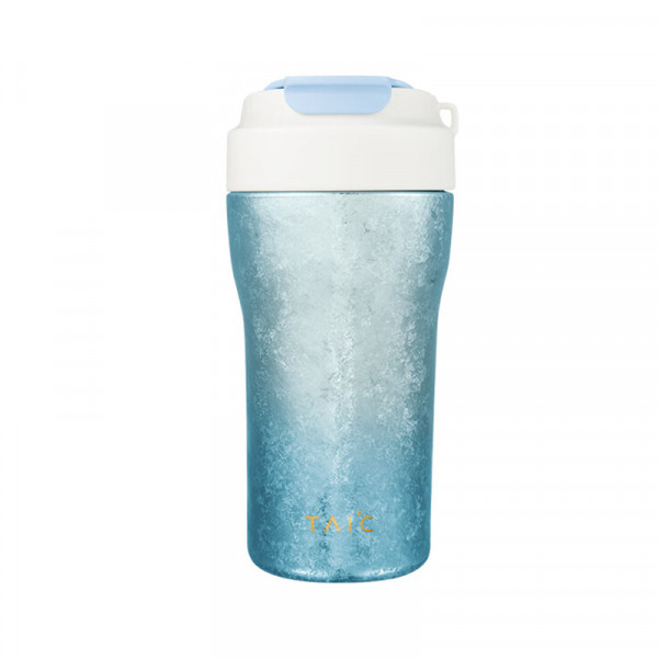 （巨邦佑）BJ+TAIC太可焕彩吸管咖啡杯 TQCK-T380TQCK-T480 纯钛保温杯高颜值轻奢便携随行杯