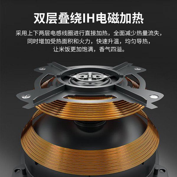 （超运·禾贸）TIGER 虎牌 国产IH电饭煲JPR-B10C黑