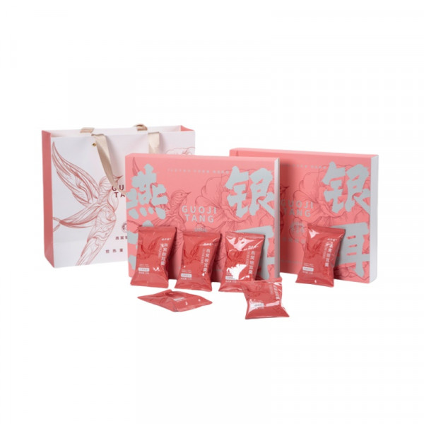 (世星阳光) 国济堂.元气满满燕窝银耳羹（15g*6）（2盒） 冻干即冲热水冲泡即食代餐伴手礼送女友闺蜜老婆下午茶