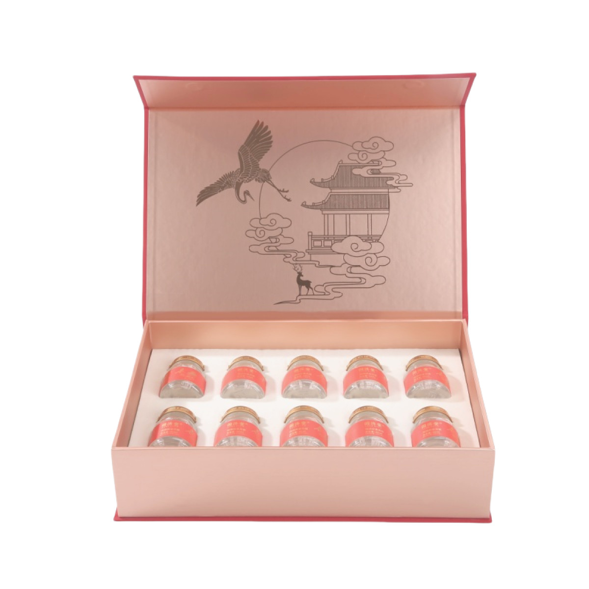 (世星阳光) 国济堂 十全十美溯源即食燕窝礼盒（45g*10）女性孕妇老人健康礼 清甜无腥，手工挑毛，无添加剂