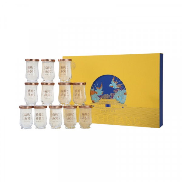 (世星阳光) 国济堂.国色天香.雍十二 溯源即食燕窝礼盒（50g*12） 高端礼盒节日礼女性孕期滋补养生