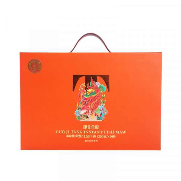 (世星阳光) 国济堂·倾橙娇颜即食鱼胶礼盒（260g*6) 老人女性哺乳期滋补营养品节日新年礼品送宝妈