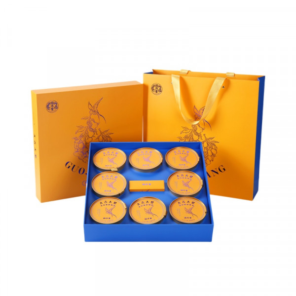 (世星阳光) 国济堂·大吉大利燕窝枇杷炖梨礼盒（252*8) 水果罐头下午茶即食炖梨送爱人父母节日礼盒