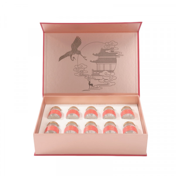 (世星阳光) 国济堂 十全十美溯源即食燕窝礼盒（45g*10）女性孕妇老人健康礼 清甜无腥，手工挑毛，无添加剂