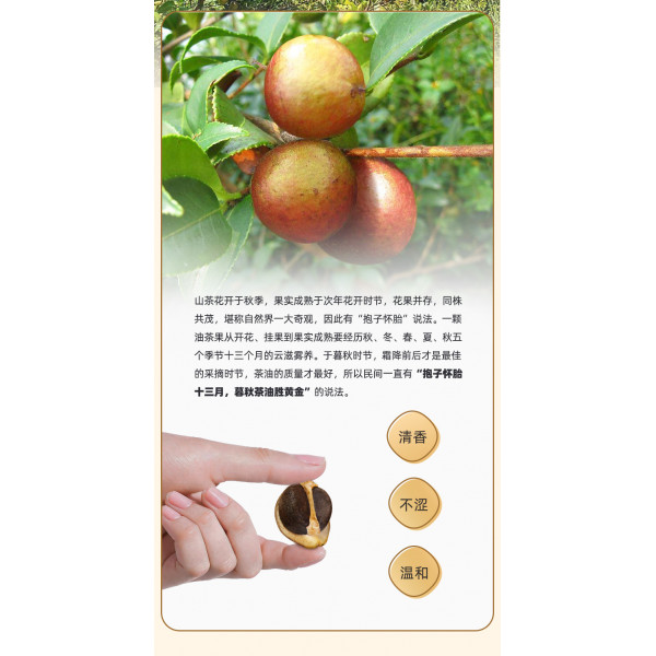 （自营2） 陇间柒月-幸好油礼·暮秋坊调和油500mlx2礼盒简装