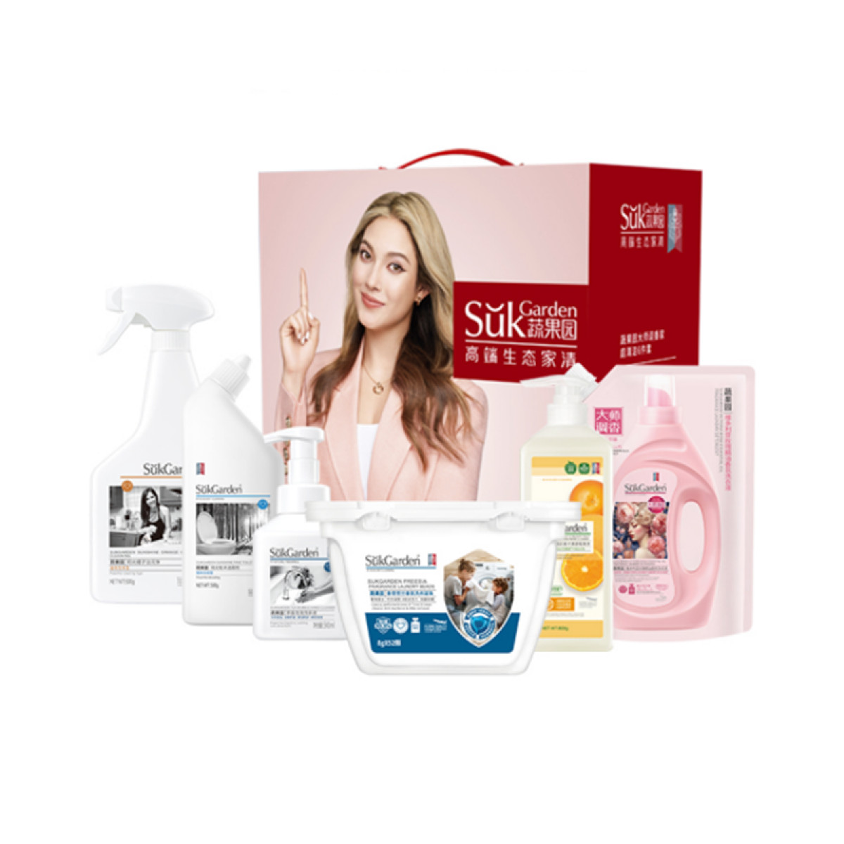 （中合誉品）蔬果园大师香氛家清6件套A7-SGY0478 清洁洁净