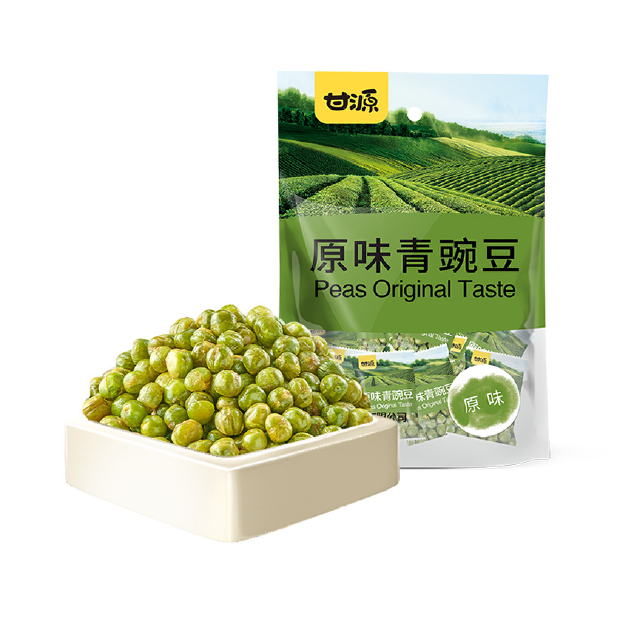 （中合誉品）甘源青豌豆285g（原味）休闲零食办公室食品特产