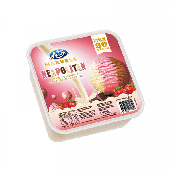 （巨邦佑）BJ+玛琪摩尔白盒蛋筒系列 2L白盒+24支蛋筒+挖球勺 新西兰进口桶装冰激凌全乳脂奶香