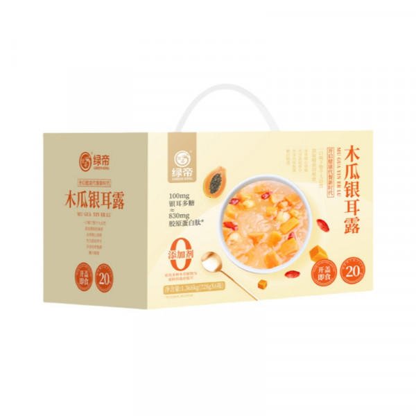 (世星阳光) 绿帝木瓜银耳露1.368kg（228g*6瓶）0添加0脂肪