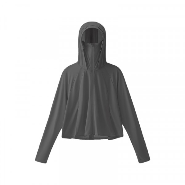 （巨邦佑）BJ+水冰凌日式防紫外线透气防嗮衣 多色新款夏季防紫外线冰丝宽松防晒服轻薄透气上衣