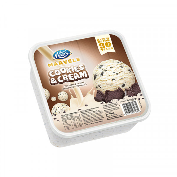 （巨邦佑）BJ+玛琪摩尔白盒蛋筒系列 2L白盒+24支蛋筒+挖球勺 新西兰进口桶装冰激凌全乳脂奶香