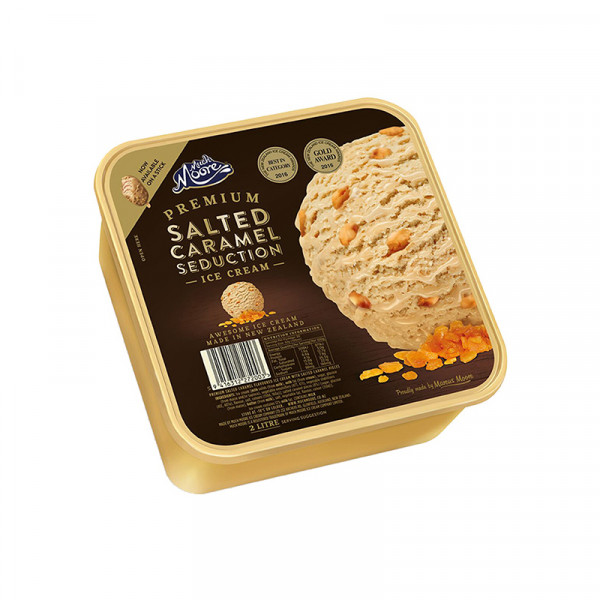 （巨邦佑）BJ+玛琪摩尔冰淇淋金盒蛋筒系列 2L金盒+24支蛋筒+挖球勺 新西兰进口桶装冰激凌全乳脂奶香