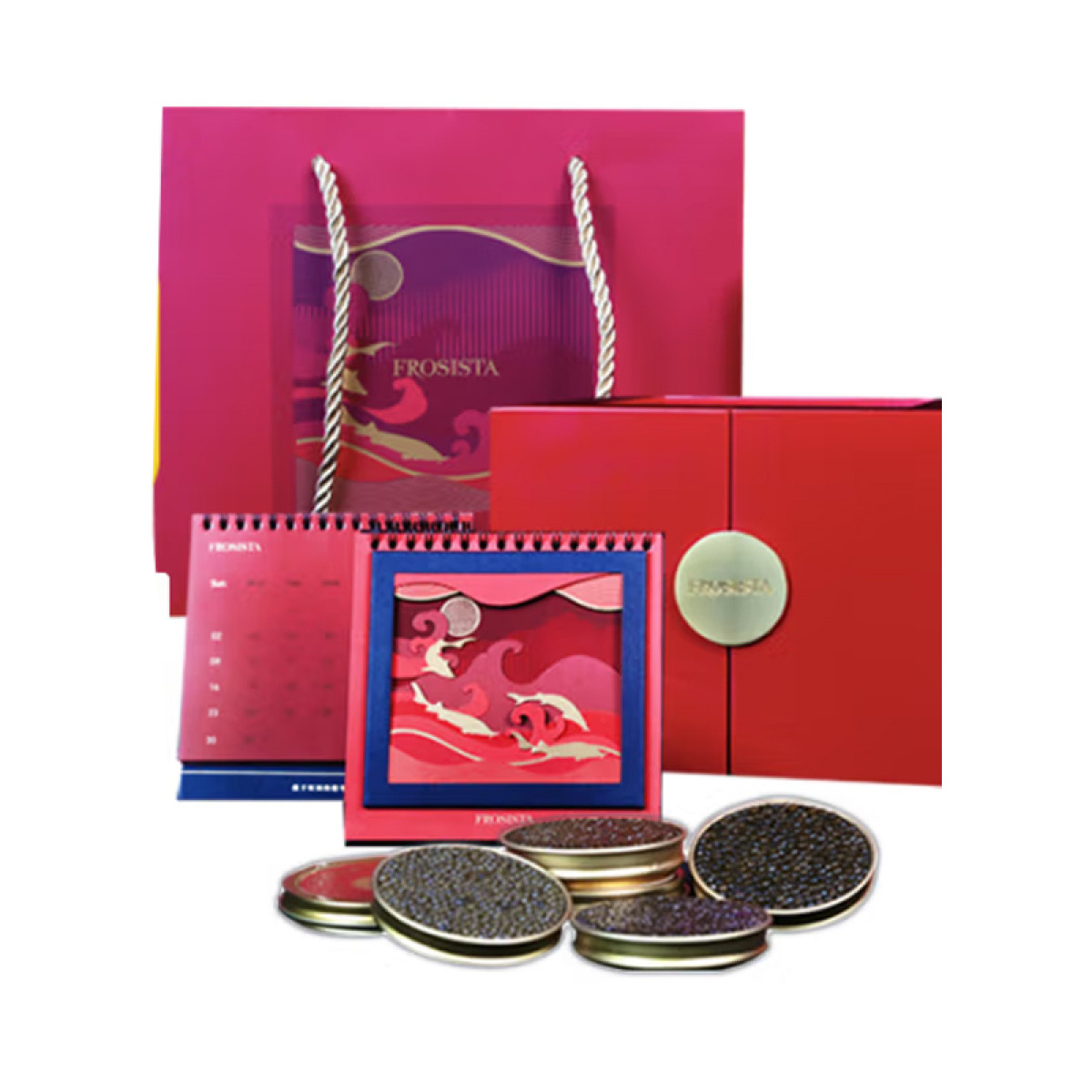 （超运·禾贸）芙思塔鱼子酱蛇年限定版鲟遇礼盒30g*4  生鲜海鲜鱼籽酱即食源头直发