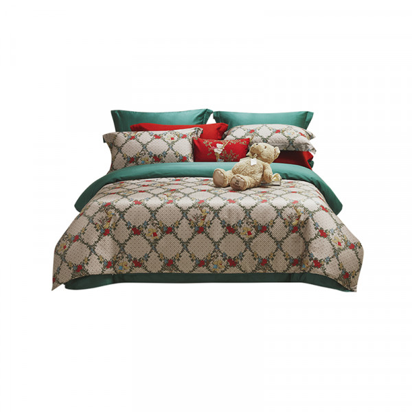 （康恩）GUCCI设计师联名合作款雀跃之心四件套60S高支长绒棉典藏套件