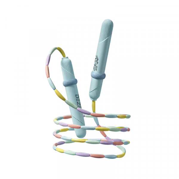 （康恩）德则竹节跳绳绿色DEZ-TS2166体能训练绳不打结不缠绕