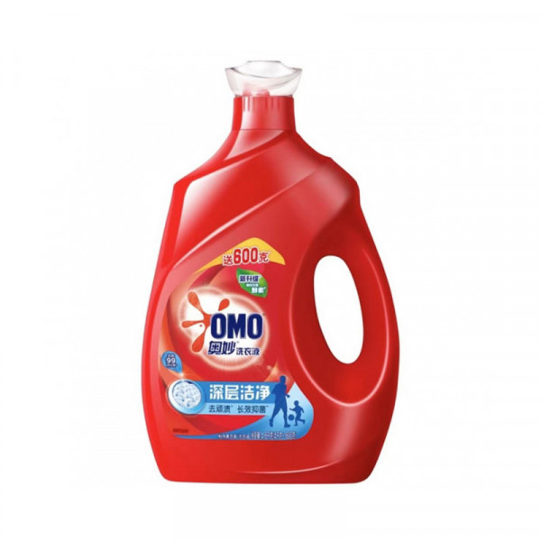 （中百）奥妙洗衣液4.6kg  随机发货（深层洁净，除菌除螨） 天然酵素除菌抑菌深层去污渍洗衣液