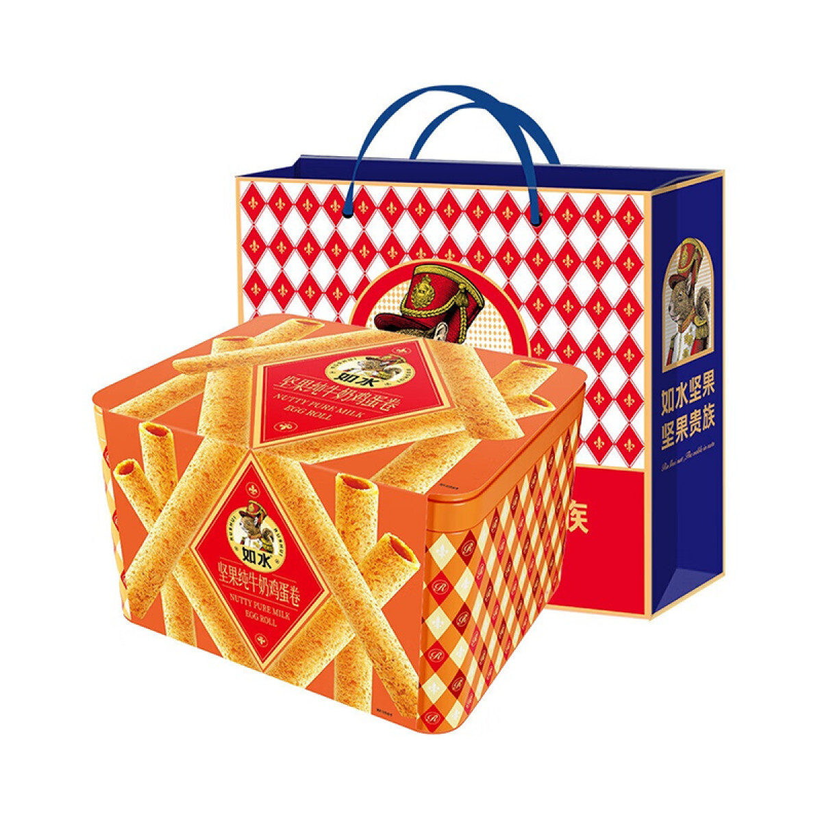 正大 （CP）如水坚果纯牛奶鸡蛋卷468g办公零食零嘴下午茶【全国包邮】
