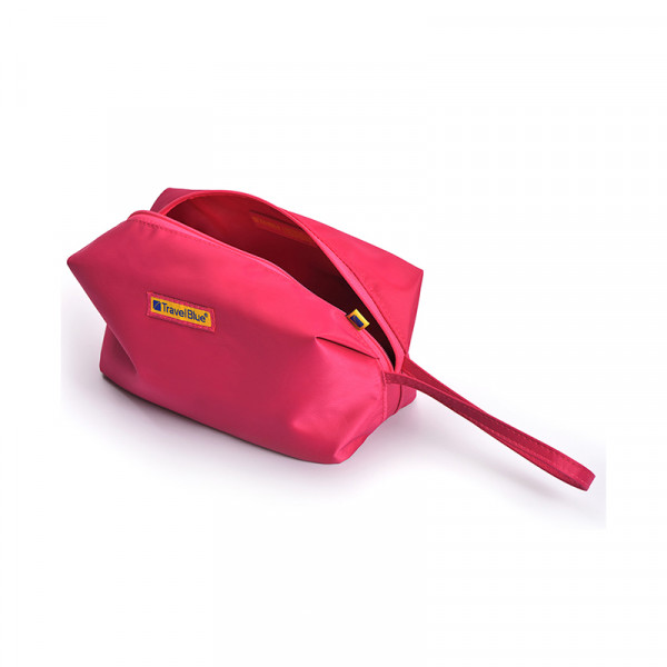 （超运·禾贸）英国蓝旅Travel Blue化妆盥洗袋340红色  便携洗漱包男士旅行出差洗护用品收纳包女士化妆包防泼水