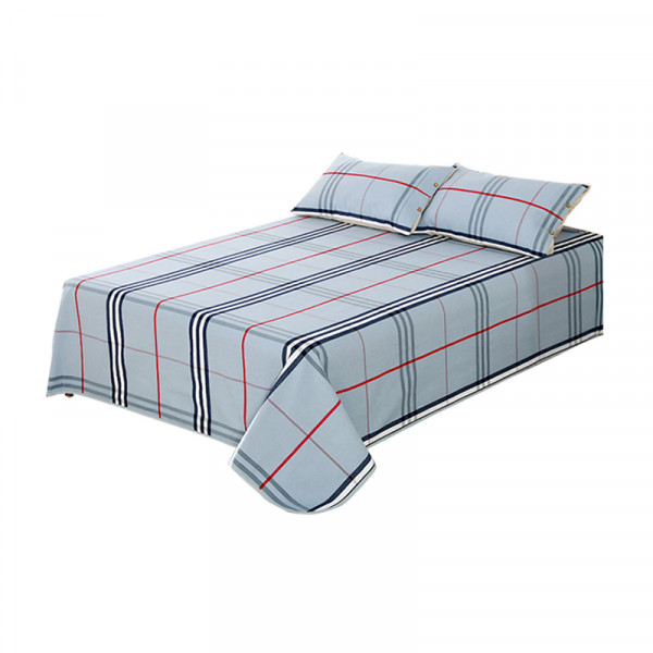 （中科惠橙）非遗 · 百布堂纯棉养生棉凉席大三件套-轻奢风 凉席：250*260cm  枕套：48*74cm*2