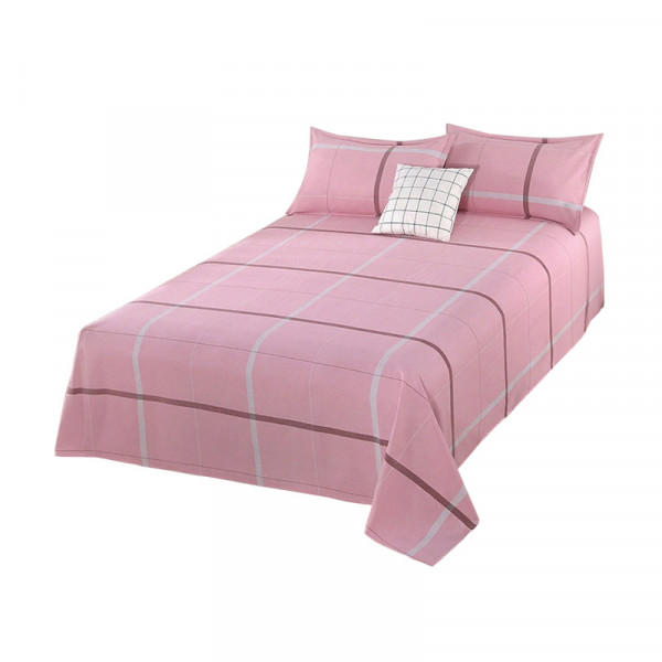 （中科惠橙）非遗 · 百布堂纯棉粗布三件套2.5 床单：250*250cm  枕套：48*74cm