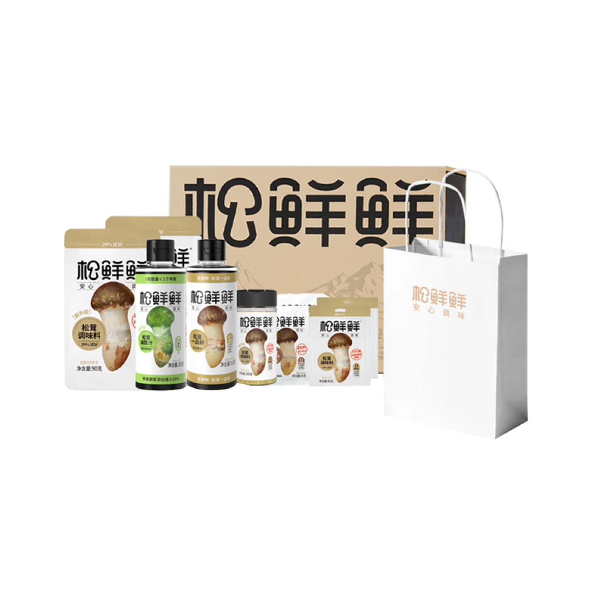 正大 （CP）松鲜鲜 聚鲜纳福·安心礼1060g厨房调味安心调料【全国包邮】