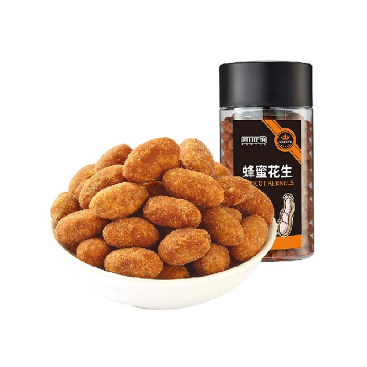 （巨邦佑）R+阿甘正馔蜂蜜花生米438g*2罐 零食坚果炒货小吃下酒菜