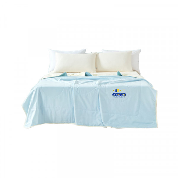 （康恩）维科家纺柔绵大豆纤维夏凉被-天空蓝150*200cm丝滑柔软