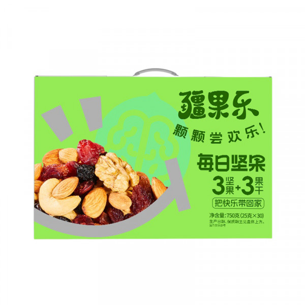 (世星阳光) 疆果乐每日坚果750g（25g*30包） 混合零食干果仁炒货礼盒 独立包装